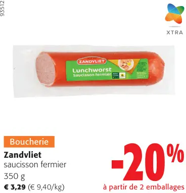 Offre: Saucisson fermier