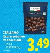 Promotie: Espressobonen in chocolade