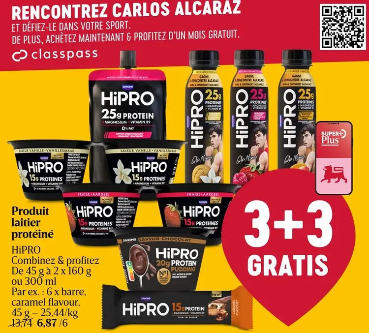 Offre: Produit laitier protéiné HiPRO