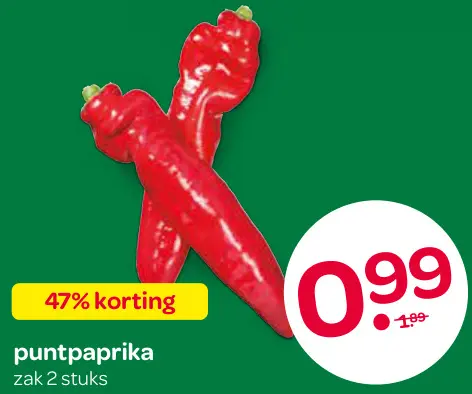 Aanbieding: Puntpaprika