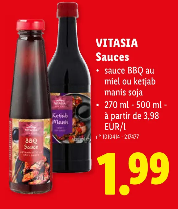 Offre: Sauces