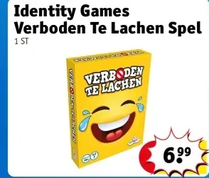 Aanbieding: Verboten Te Lachen Spel