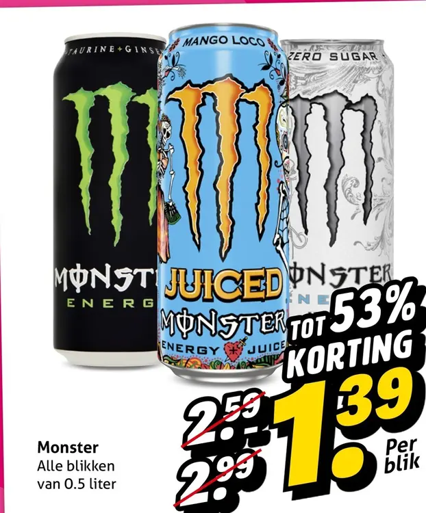 Aanbieding: Monster