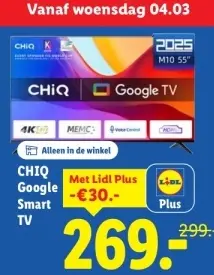 Aanbieding: CHIQ Google Smart TV