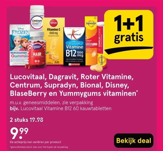 Aanbieding: VItaminen