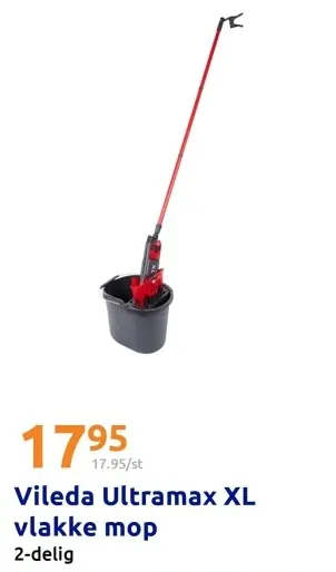 Aanbieding: Ultramax XL vlakke mop