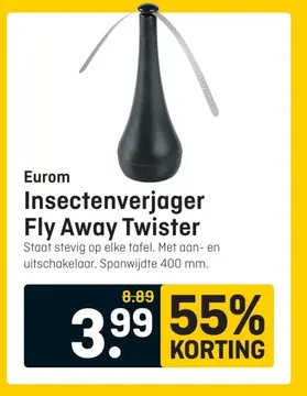 Aanbieding: Insectenverjager Fly Away Twister