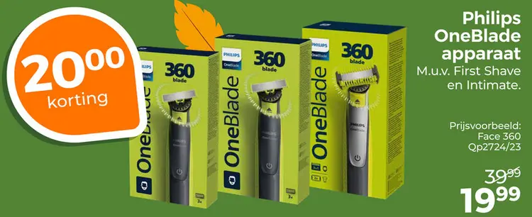 Aanbieding: OneBlade apparaat