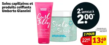 Offre: Soins capillaires et produits coiffants Umberto Giannini