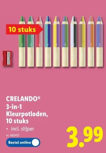 Promotie: Kleurpotloden