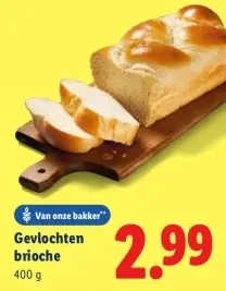 Aanbieding: Gevlochten brioche