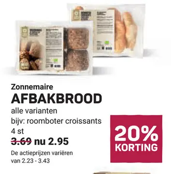 Aanbieding: Zonnemaire Afbakbrood