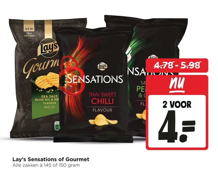 Aanbieding: Lay's Sensations of Gourmet