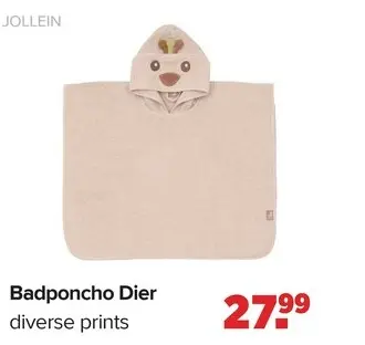 Aanbieding: Badponcho dier