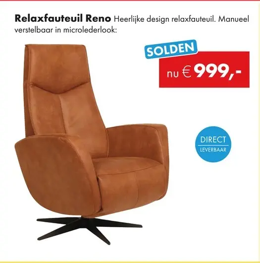 Promotie: Reno relaxfauteuil