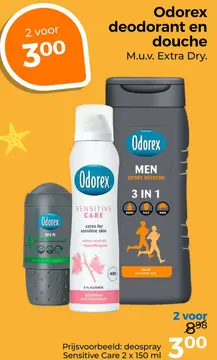 Aanbieding: Odorex deodorant en douche