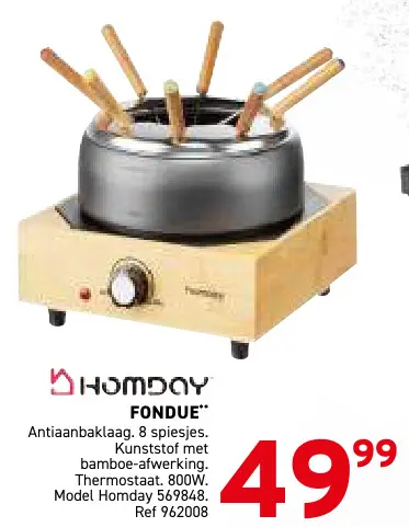 Promotie: Fondue