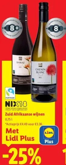 Aanbieding: Zuid Afrikaanse wijnen