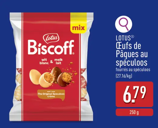 Offre: Œufs de Pâques au spéculoos