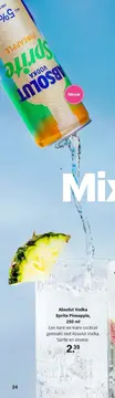 Aanbieding: Absolut Vodka Sprite Pineapple