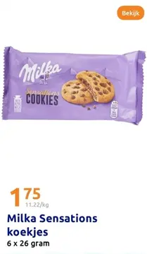 Aanbieding: Milka Sensations koekjes