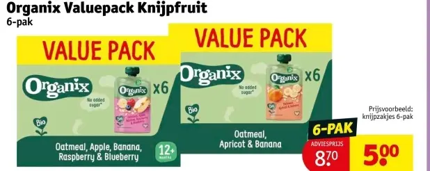 Aanbieding: Valuepack Knijpfruit