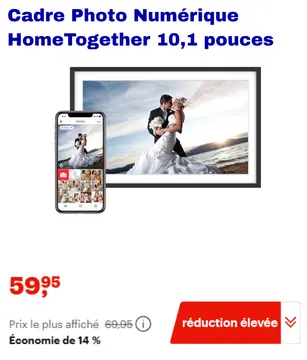 Offre: Cadre Photo Numérique HomeTogether