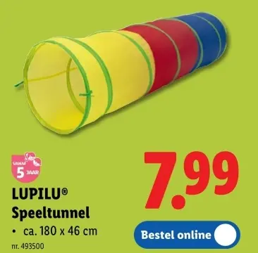 Promotie: Speeltunnel