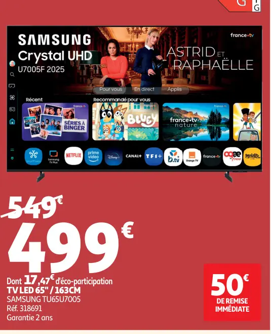Promotie: Crystal UHD U7005F 2025