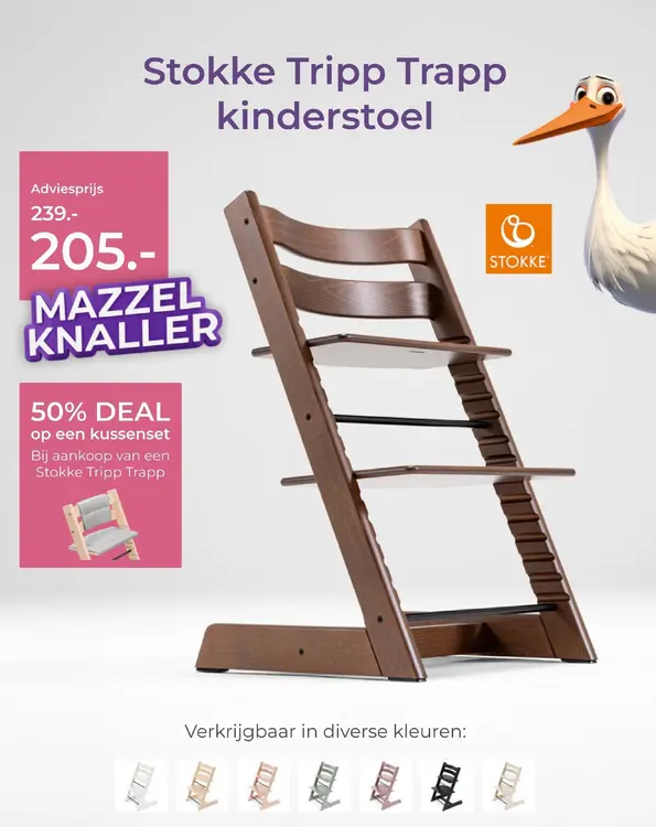 Aanbieding: Stokke Tripp Trapp kinderstoel