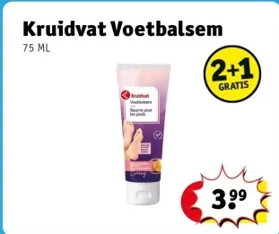 Aanbieding: Kruidvat Voetbalsem