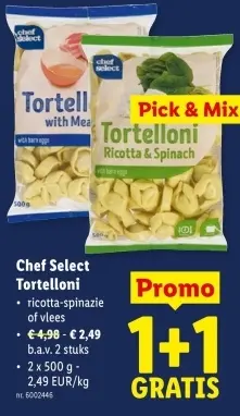 Promotie: Tortelloni