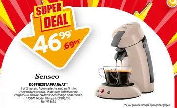 Aanbieding: Senseo KOFFIEZETAPPARAAT