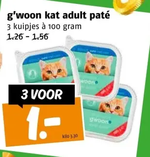Aanbieding: kat adult paté
