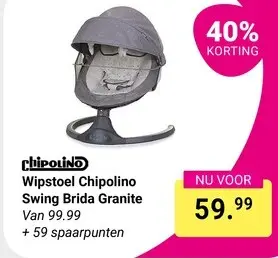Aanbieding: Wipstoel Brida Granite