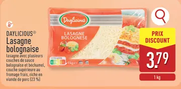 Offre: Lasagne bolognaise