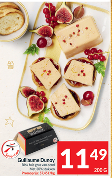 Aanbieding: Guillaume Dunoy Blok foie gras van eend