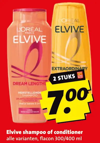 Aanbieding: Elvive shampoo of conditioner