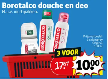 Aanbieding: Borotalco douche en deo