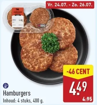 Aanbieding: Hamburgers