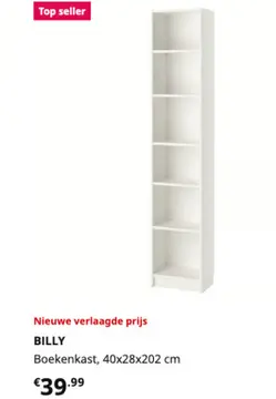 Aanbieding: BILLY Boekenkast