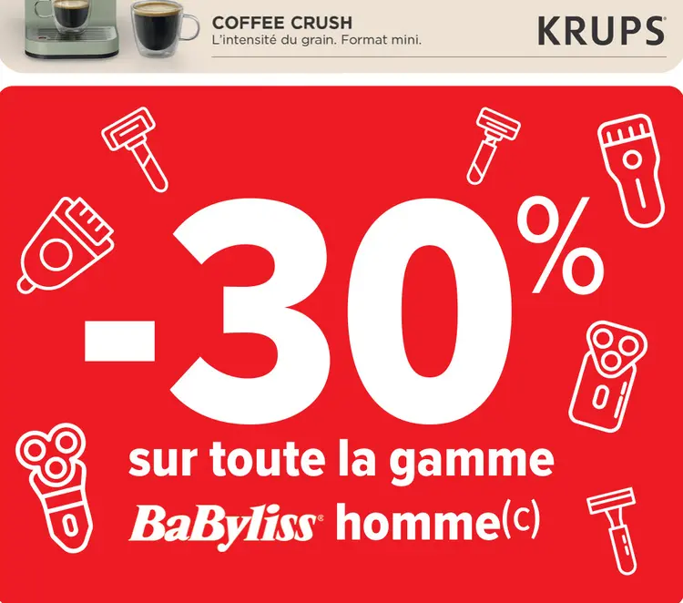 Offre: BaByliss homme(c)
