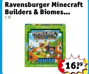 Aanbieding: Ravensburger Minecraft Builders & Biomes...