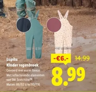 Aanbieding: Kinder regenbroek