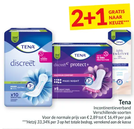 Promotie: Incontinentieverband