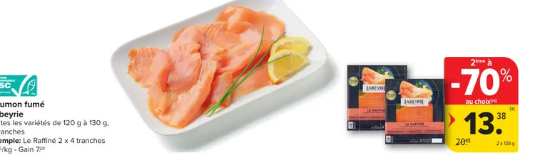 Offre: Saumon fumé
