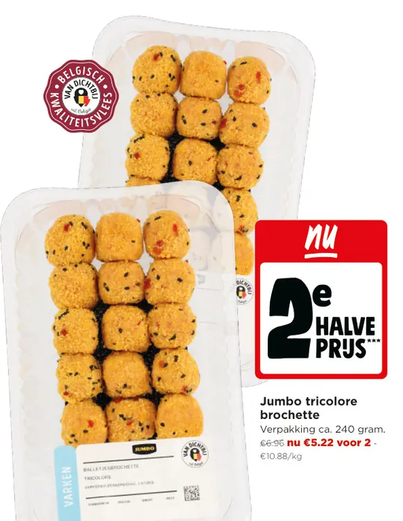 Promotie: Tricolore brochette