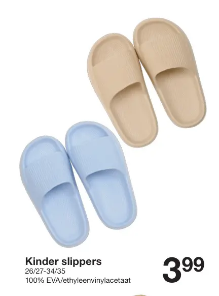 Promotie: Kinder slippers