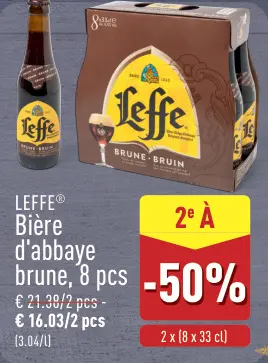 Offre: Bière d'abbaye brune