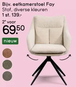 Aanbieding: eetkamerstoel Fay